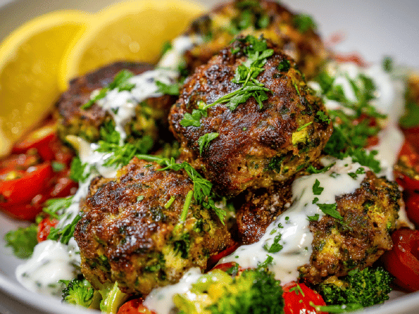 Delicious Broccoli Lamb Kefta Recipe