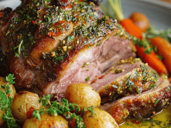 Easy Herb-Roasted Leg of Lamb Recipe